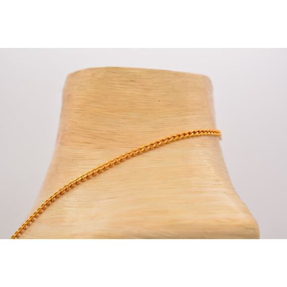 Mustad Vintage Pendant Necklace Chunky Gold Tone Abstract Heavy Signed Bin7B - Picture 10 of 12